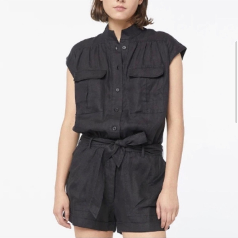 Frame Linen Romper - Picture 2 of 9